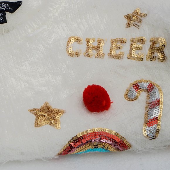 NWT Christmas Sequin and Fluffy sweater - George - sz 4/5 - Picture 4 of 4